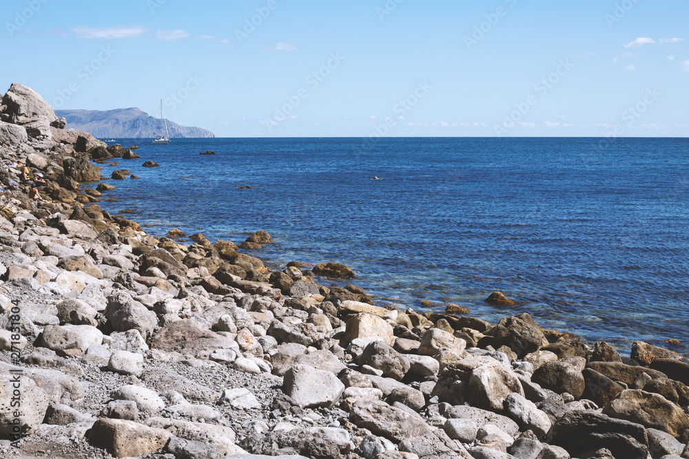 sea stone beach