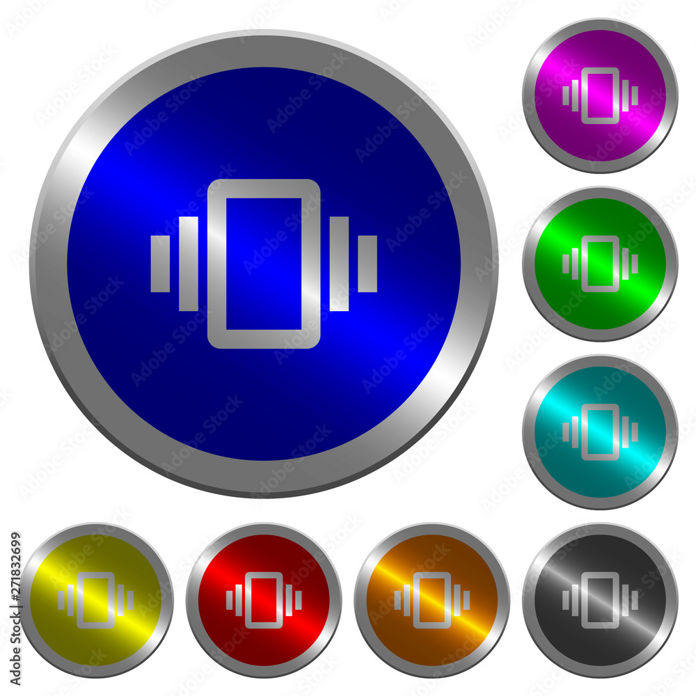 Smartphone vibration luminous coin-like round color buttons Smartphone vibration luminous coin-like round color buttons