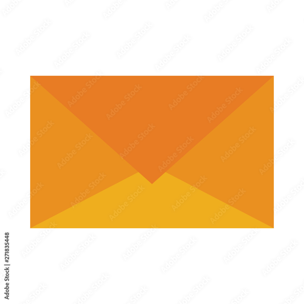 Email envelope symbol isolated cartoon Email envelope symbol isolated cartoon