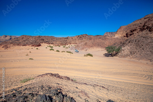 Stones desert in Egypt near Sharm El Sheikh