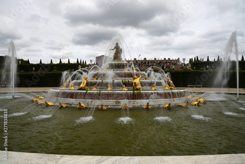 fountain in garden in Versailles France