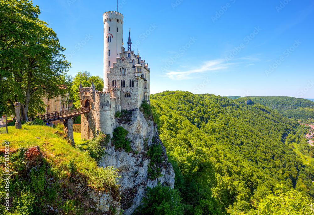 Lichtenstein castle in Black Forest, Germany