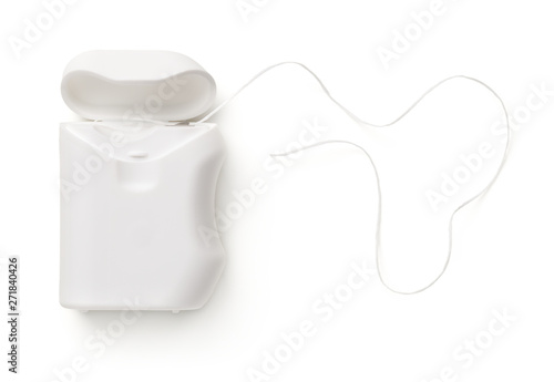 Dental Floss Container Isolated On White Background