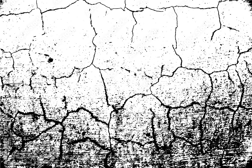 Obraz premium Vector grunge texture, scratched damaged surface. Abstract background.