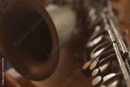 Photography old saxophone tenor