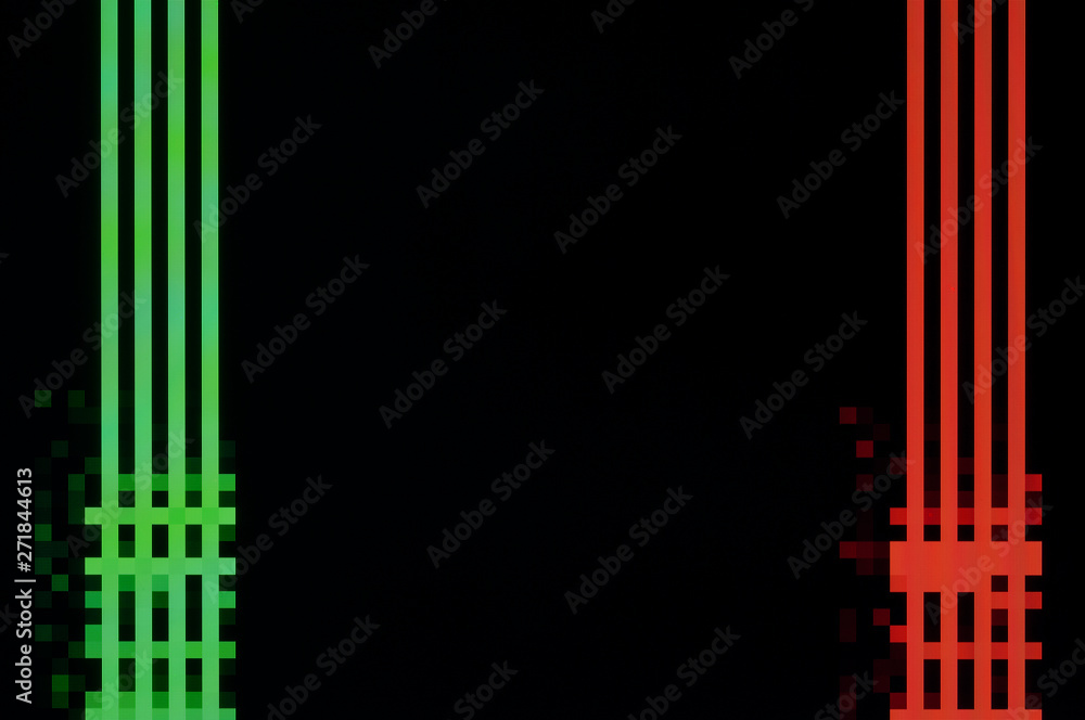 Pixel pattern of a digital glitch / Abstract background, pattern of a digital glitch.