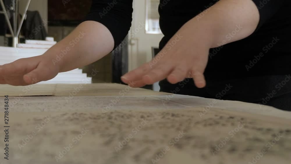 hands of architect explaining the project on the table.architecture, design hands of architect explaining the project on the table.architecture, design
