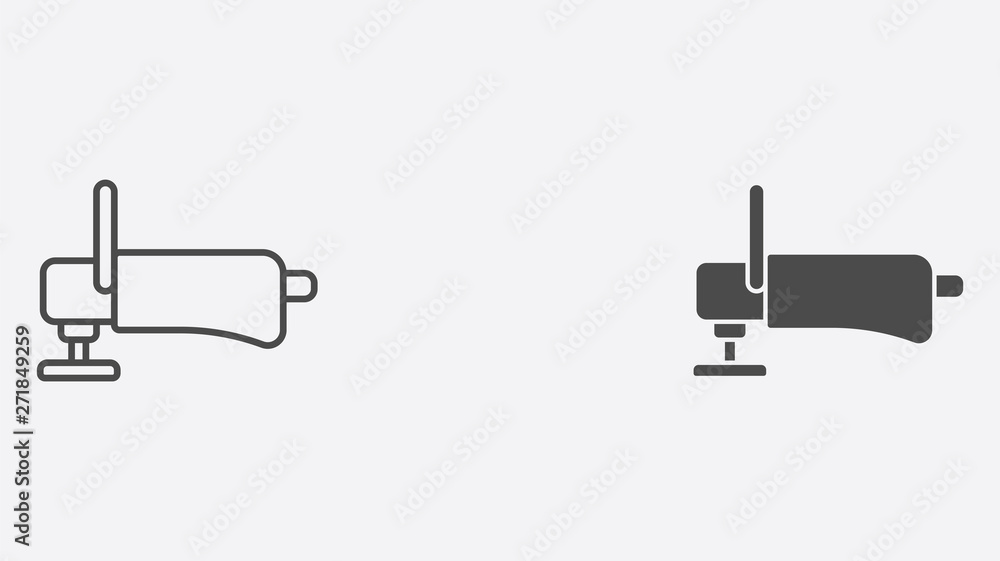 Polisher vector icon sign symbol Polisher vector icon sign symbol