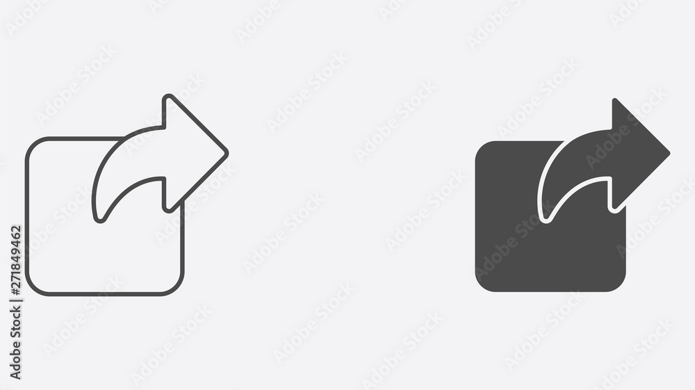 Share vector icon sign symbol Share vector icon sign symbol