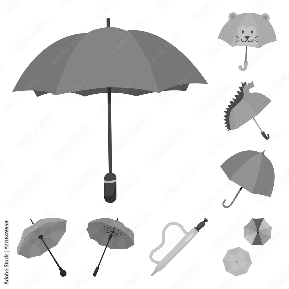 Obraz premium Isolated object of fashion and safety icon. Collection of fashion and closed stock vector illustration.