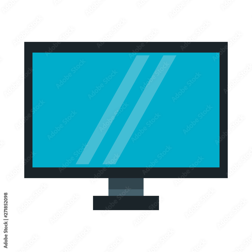 Computer monitor screen hardware isolated Computer monitor screen hardware isolated