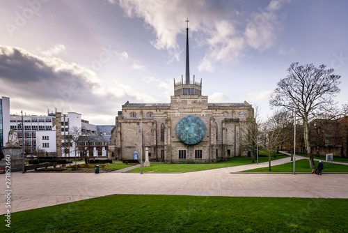 Blackburn Cathedral is one of England's newest Cathedrals, yet it is one of the country's oldest places of Christian worship in Blackburn, UK. photo