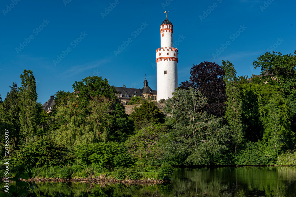 Der Turm des Schlosses von Bad Homburg im Taunus