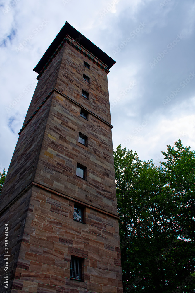 old observation tower on the outskirts of Nuremberg