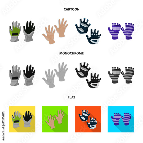 Vector design of silhouette and safety symbol. Set of silhouette and comfort stock symbol for web.