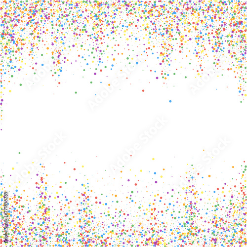 Festive confetti. Celebration stars. Colorful conf