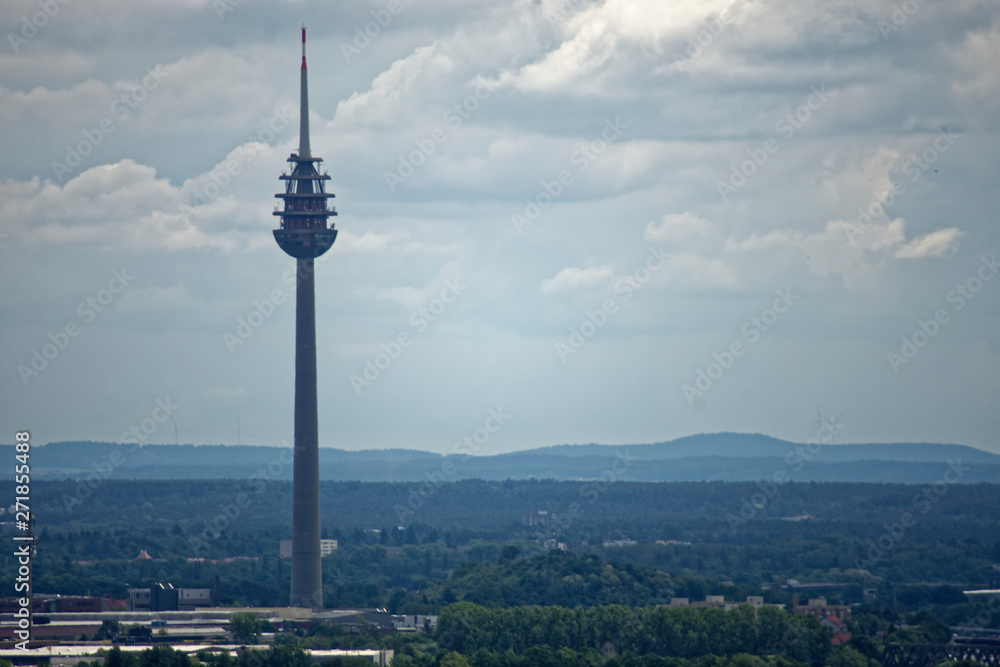 Obraz premium beautiful views of Nuremberg and its surroundings from the old tower