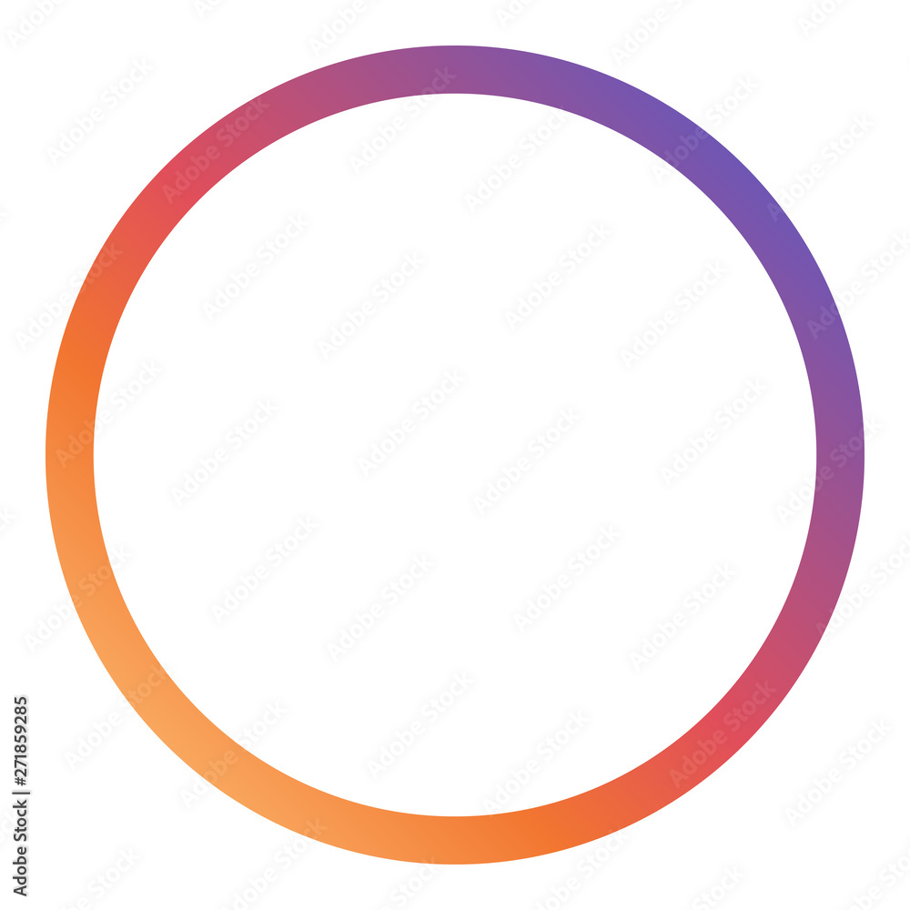 Social Media Icon Frame - Simple element illustration with gradient Social Media Icon Frame - Simple element illustration with gradient