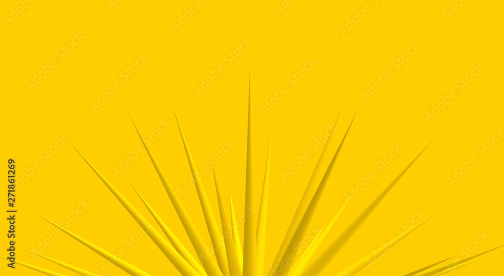 Obraz premium Yellow Abstract Background 3D Rendering