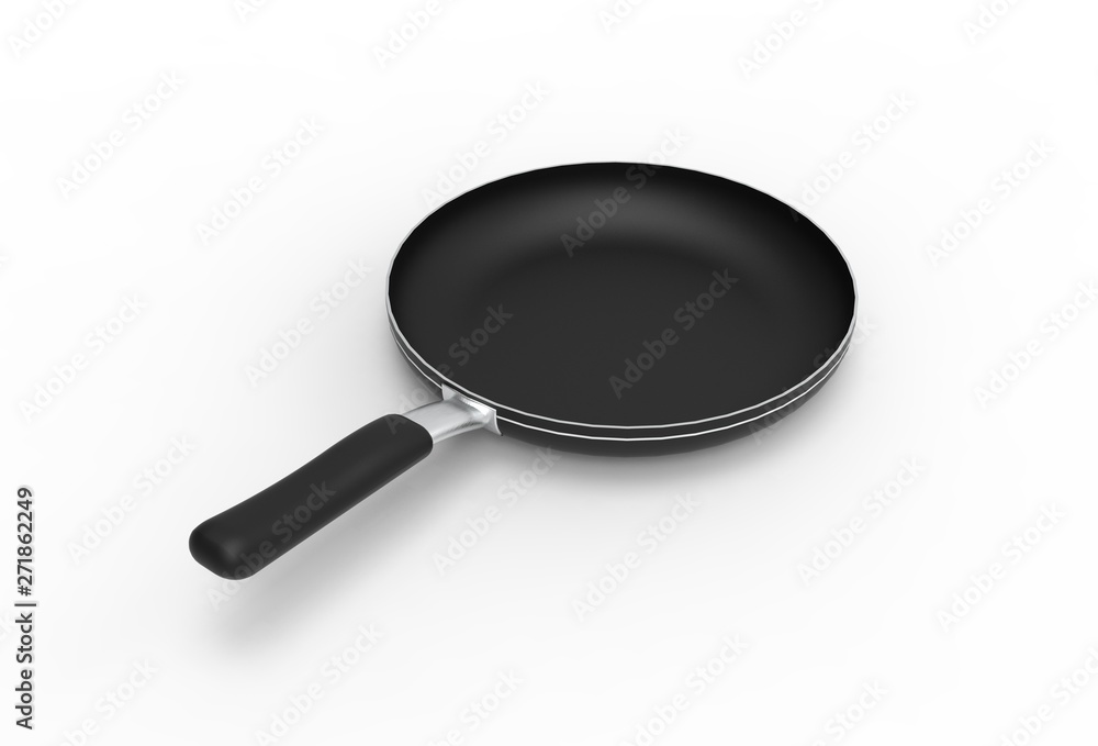 Pan isolated on White 3D Rendering Pan isolated on White 3D Rendering