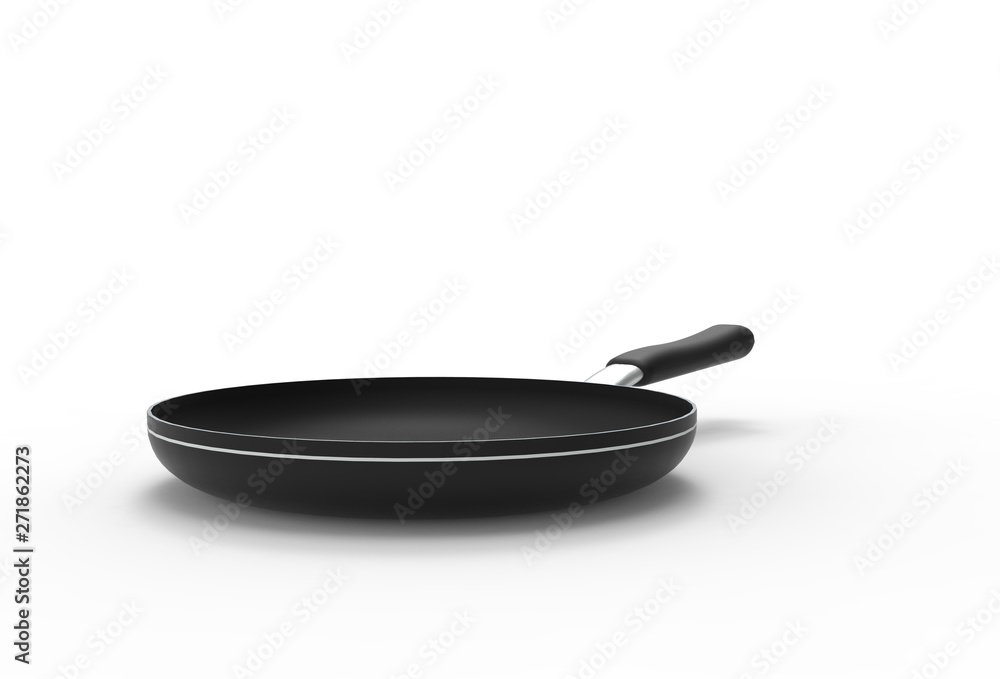 Pan isolated on White 3D Rendering Pan isolated on White 3D Rendering