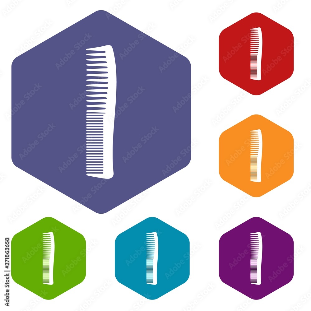 Small comb icon. Simple illustration of small comb vector icon for web Small comb icon. Simple illustration of small comb vector icon for web