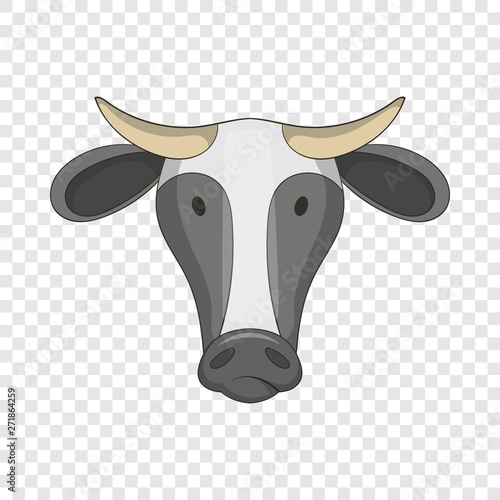Cow icon. Cartoon illustration of cow vector icon for web design