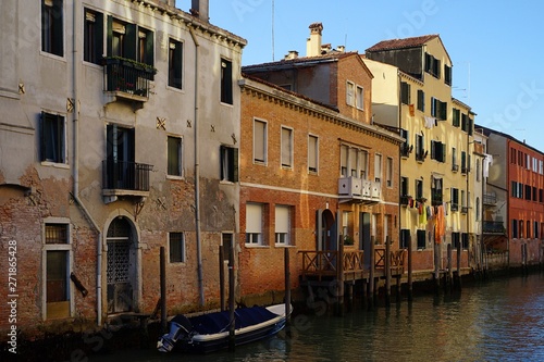 Afternoon view of a canal in Venice, Italy © notsunami