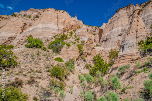 Beautiful Morning Hike to the Tent Rocks in New Mexico © Jeremy Janus