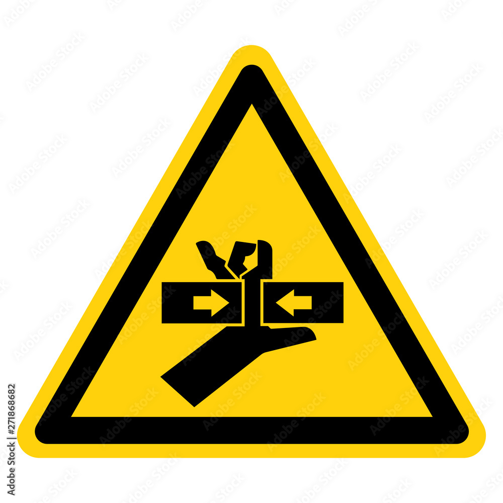 Hand Crush Force From Two Sides Symbol Sign, Vector Illustration, Isolate On White Background Label .EPS10 Hand Crush Force From Two Sides Symbol Sign, Vector Illustration, Isolate On White Background Label .EPS10