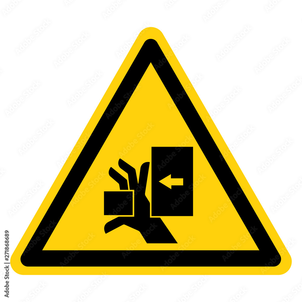 Hand Crush Force From Left Symbol Sign, Vector Illustration, Isolate On White Background Label .EPS10 Hand Crush Force From Left Symbol Sign, Vector Illustration, Isolate On White Background Label .EPS10