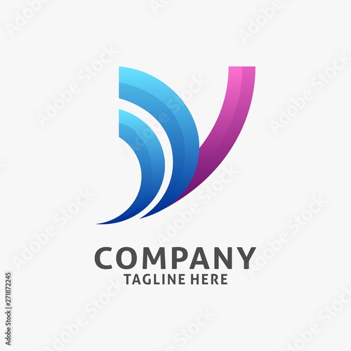 Letter Y business logo design