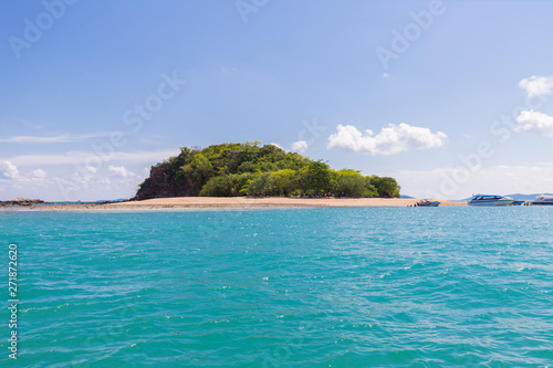Beautiful landscape view from samet island in Thailand. Summer concept for background. © nonchanon