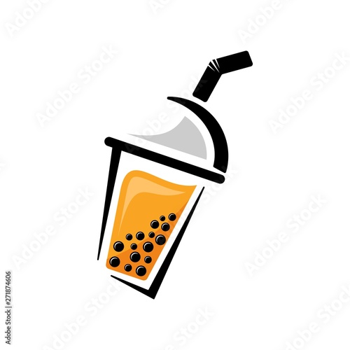 DRINK CUP ICE  LOGO VECTOR