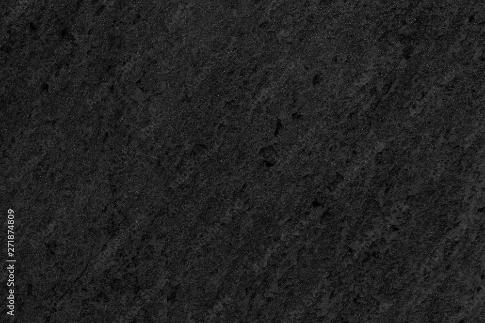 Fototapeta premium Detail of real black slate texture and background
