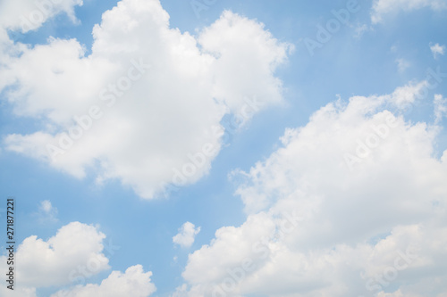 Blue sky and clouds