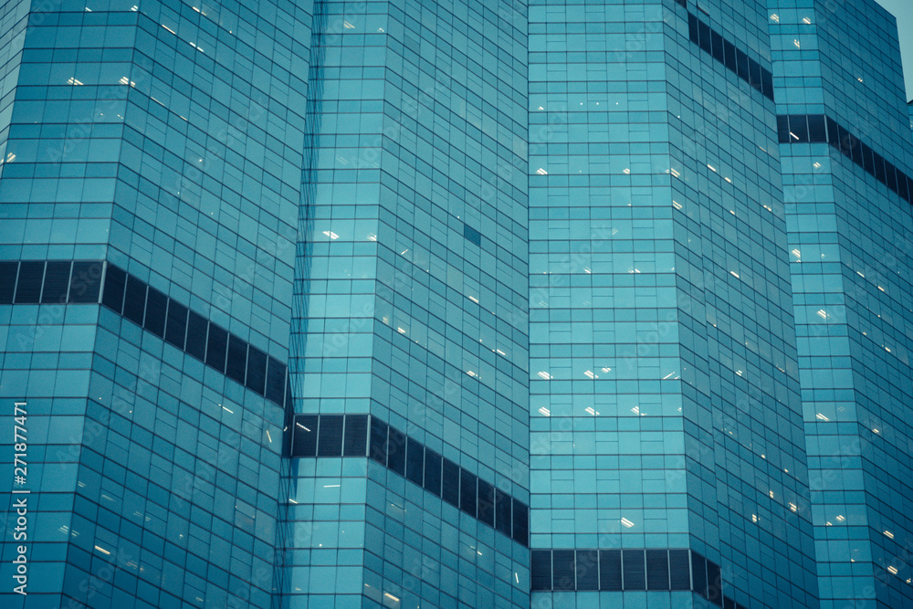 Modern office building windows Modern office building windows