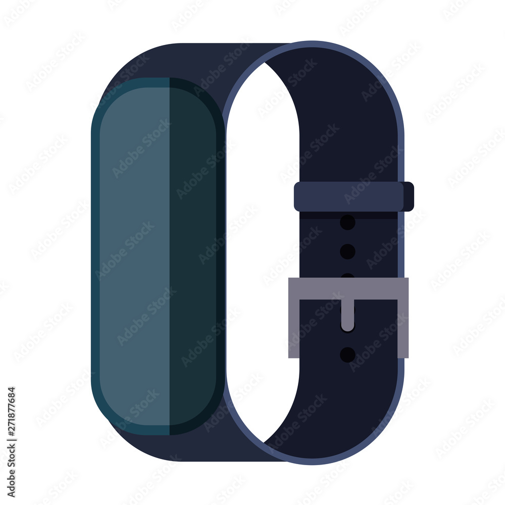 smartwatch weareable technology device vector illustration smartwatch weareable technology device vector illustration