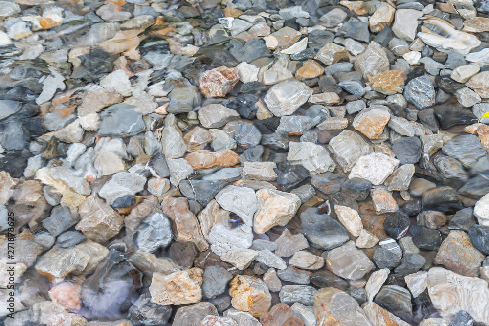 Photo of surface water with rocks underwater Photo of surface water with rocks underwater