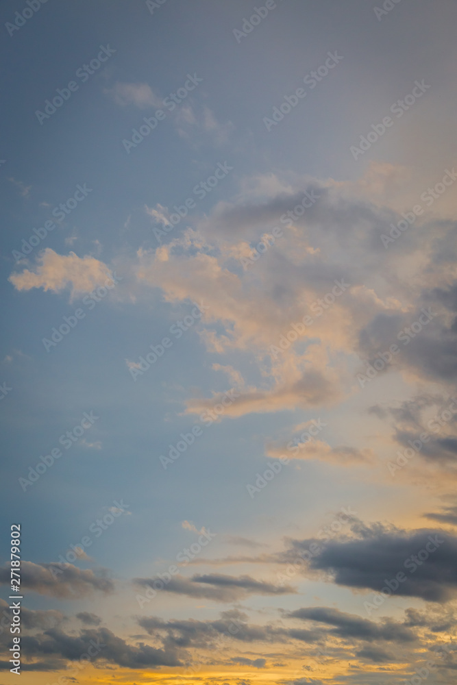 clouds and sky before sunset background