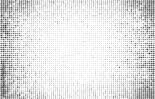 Abstract halftone wave dotted background. Monochrome texture of dots for printing
