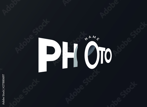 Photography Logo Vector design concept. Vector typography illustration