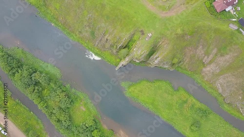 river forest landscape nature