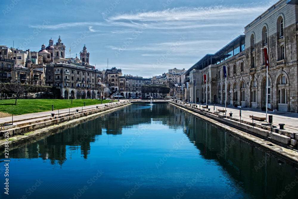 A Dock in Cospicua, Malta