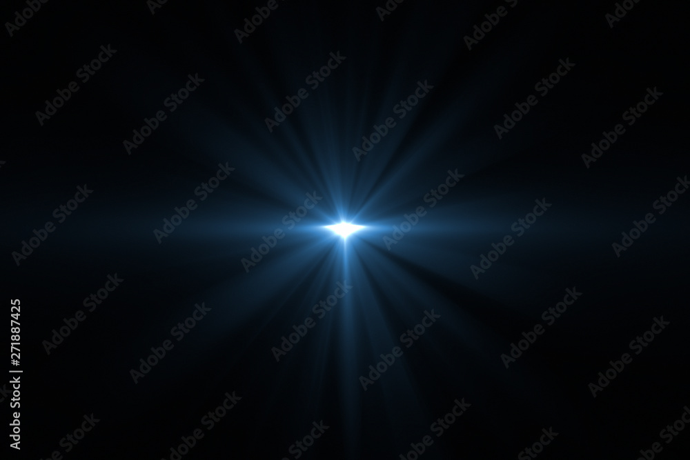 Lens flare isolated in black Lens flare isolated in black