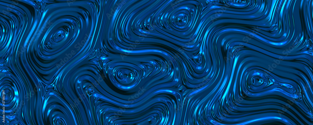 Abstract metallic blue background Abstract metallic blue background