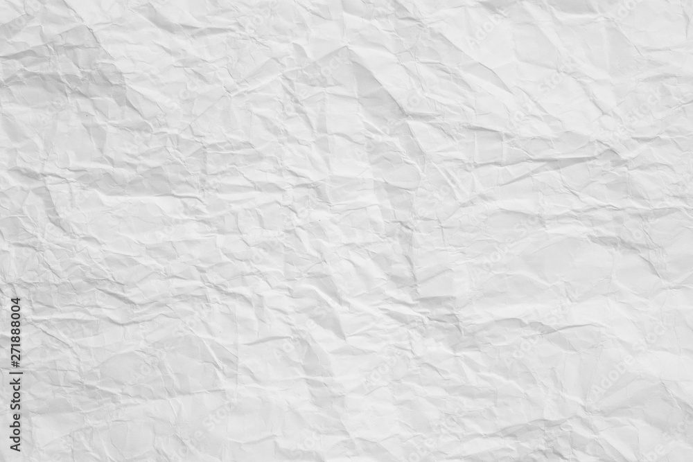 White crumpled paper abstract art background. Wrinkled texture effect. Copy space. White crumpled paper abstract art background. Wrinkled texture effect. Copy space.