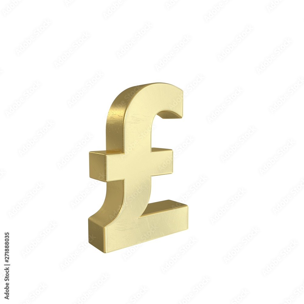 Gold symbol isolated on white background Gold symbol isolated on white background