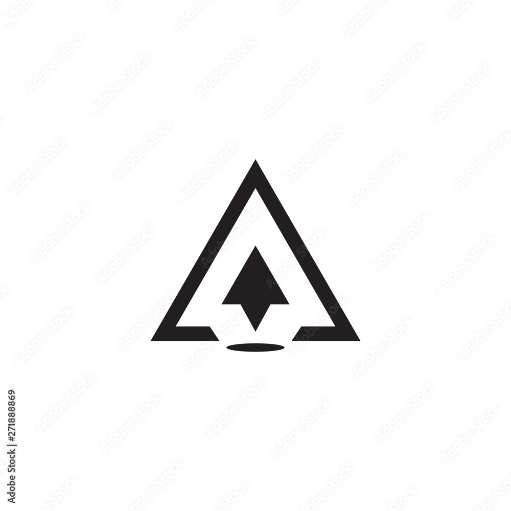 A initial letter logo design vector template A initial letter logo design vector template