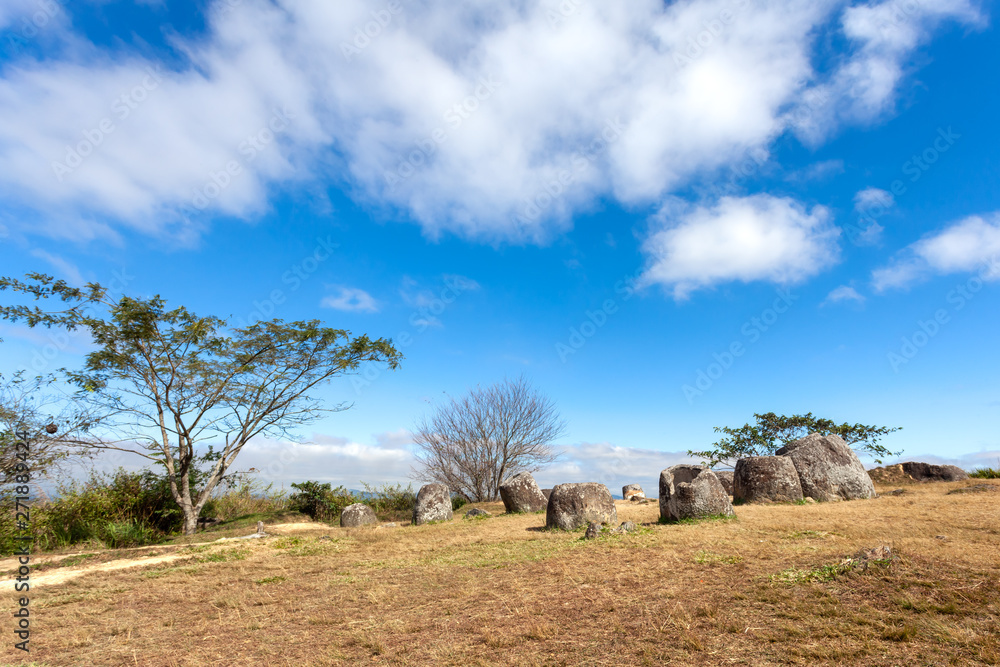 UNESCO. Plenty of rock Plain of Jars Ja in Xieng Khouang , Laos UNESCO. Plenty of rock Plain of Jars Ja in Xieng Khouang , Laos